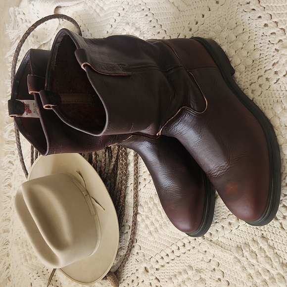 Red Wing Shoes Other - Men's Brown Leather Pull-On Work Boots